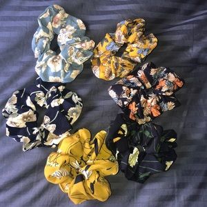 Floral Scrunchies